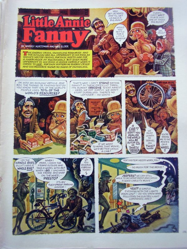 Annie Fanny 7 original playboy comics Set 5