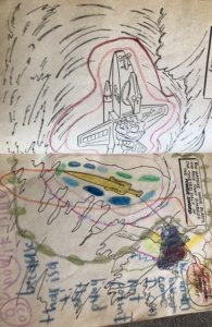 Masters of the Universe (1982) coloring book 1982,40% used