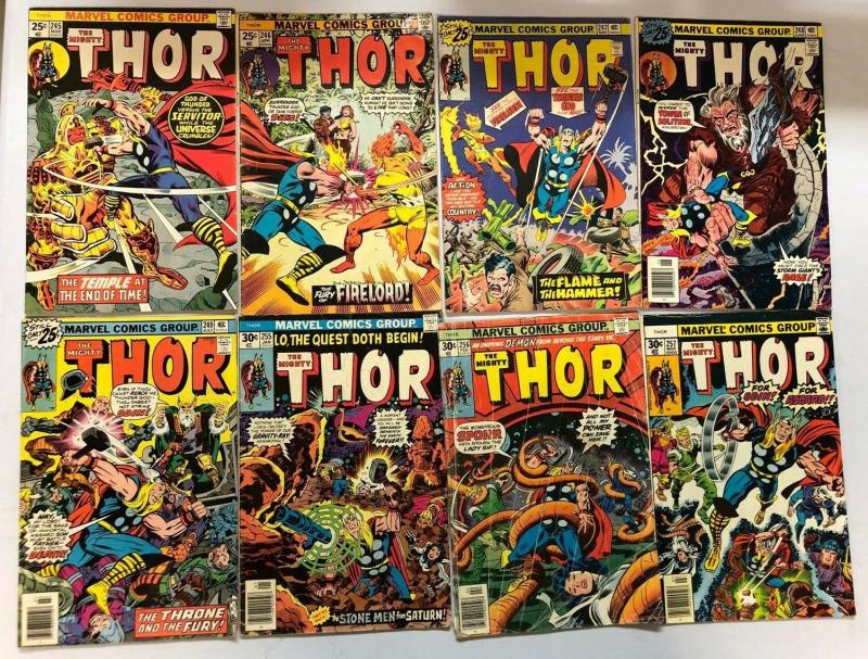 Bronze Age Thor Comic Lot From:# 204-297 avg 4.0 VG (1972-80)