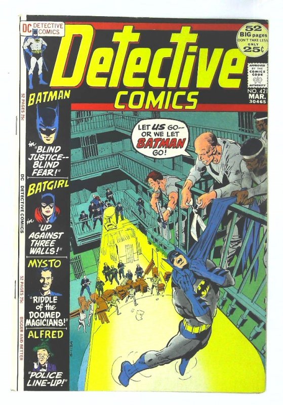 Detective Comics (1937 series) #421, Fine+ (Actual scan)