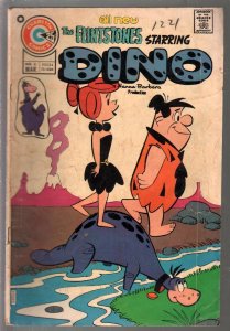 Flintstones Starring Dino #8 1975-Charlton-dinosaur cover-Hanna-Barbera TV se...