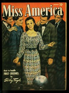 Miss America Vol 5 #5 1947- Patsy Walker- Rory Calhoun- Shirley Temple- F/VF