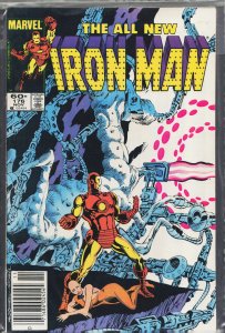Iron Man #176 Newsstand Edition (1983) Iron Man