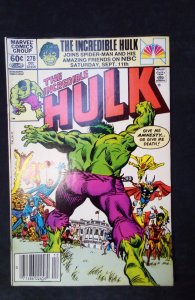 The Incredible Hulk #278 Newsstand Edition (1982)
