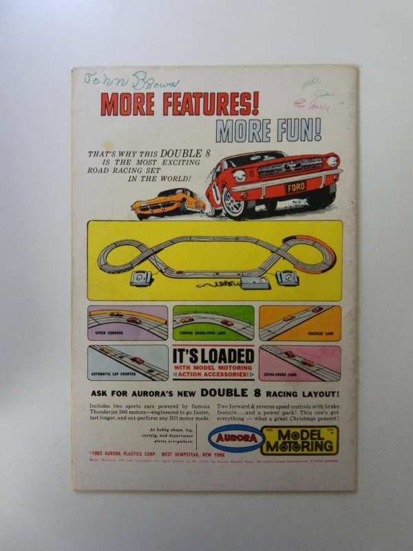 World's Finest Comics #155 (1966) VG/FN condition ink back cover