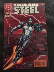 STEEL--#1 ANNUAL / YEAR ONE STEEL #2 / DC--1995