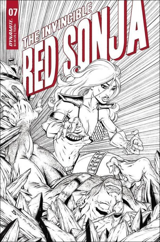 Invincible Red Sonja, The #7Q VF/NM; Dynamite | 1:11 FOC variant - we combine sh 