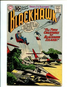 BLACKHAWK #164 (6.0) THE TWIN CREATURES OF BLACKHAWK ISLAND!! 1961