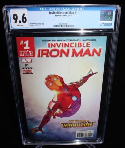 Invincible Iron Man #1 (CGC 9.6) Riri Williams Ironheart - 2017