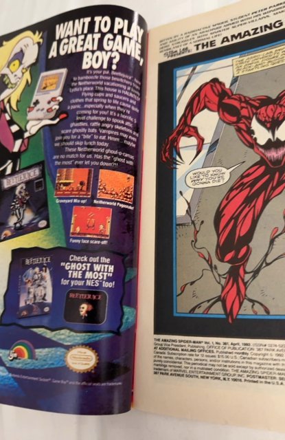 The Amazing Spider-Man #361 (1992) first Carnage