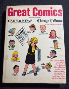 1974 GREAT COMICS by Daily News & Chicago Tribune HC/DJ FN/VG 2nd Crown