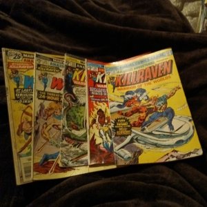 Amazing Adventures KillRaven 29 30 33 35 37 Marvel Comics War Of The Worlds Lot