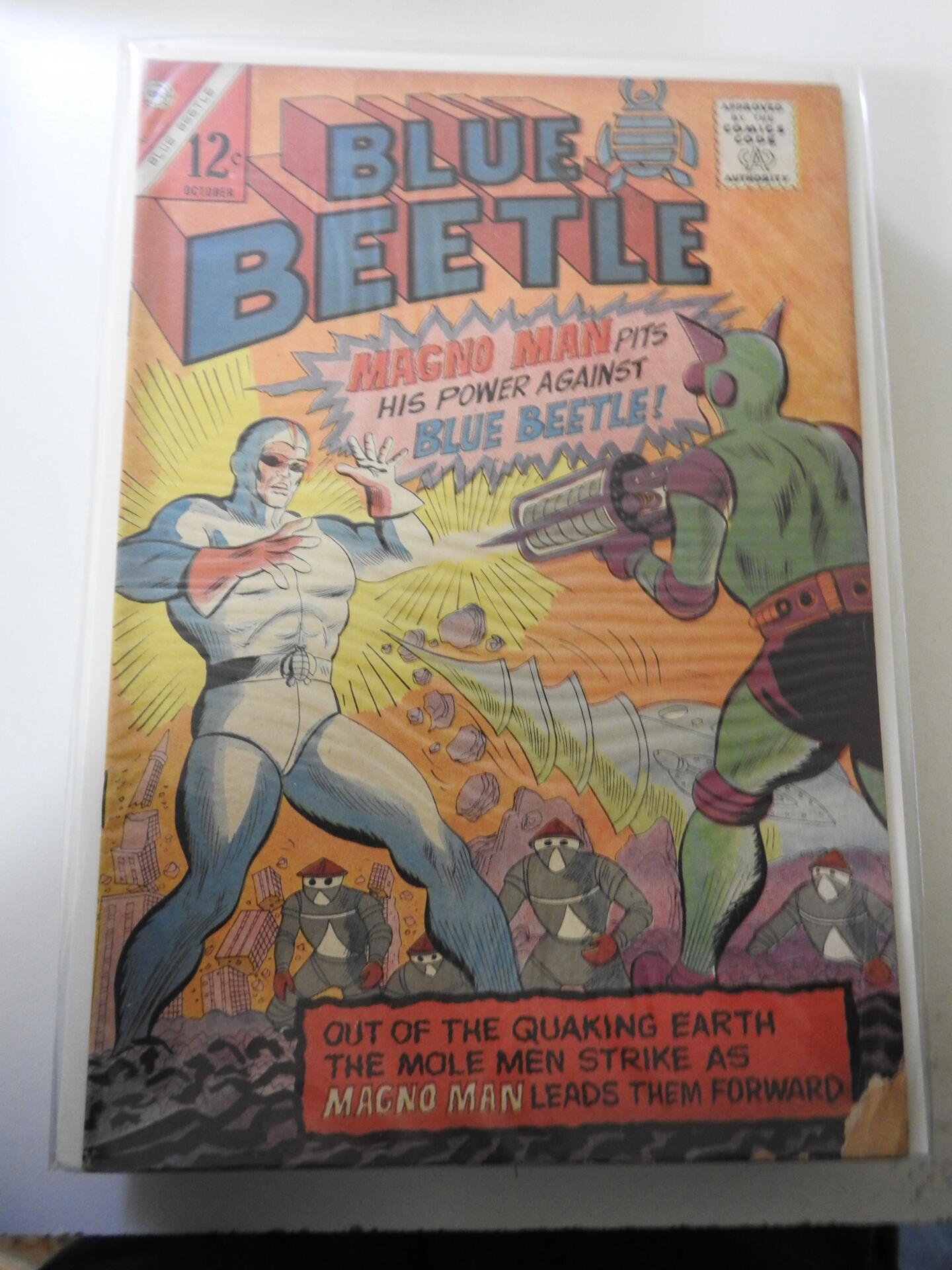 Blue Beetle 52 1965 Comic Books Silver Age Charlton Blue Beetle Superhero Hipcomic 1065