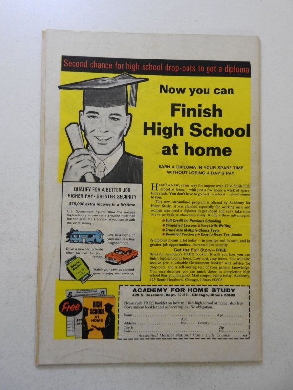 Daredevil #54 (1969) VG Condition centerfold detached