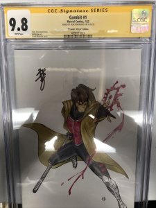 Gambit (2022) # 1 (CGC 9.8 SS) Signed By Peach Momoko•Virgin Edition