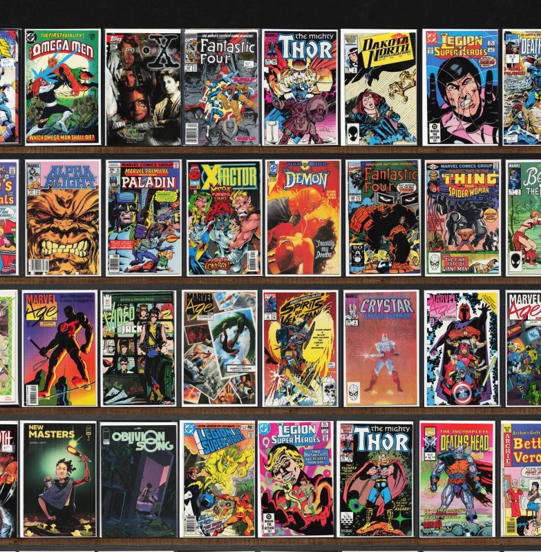 Huge Lot 140+ Comics with Alpha Flight, Thor, Fantastic Four & More!