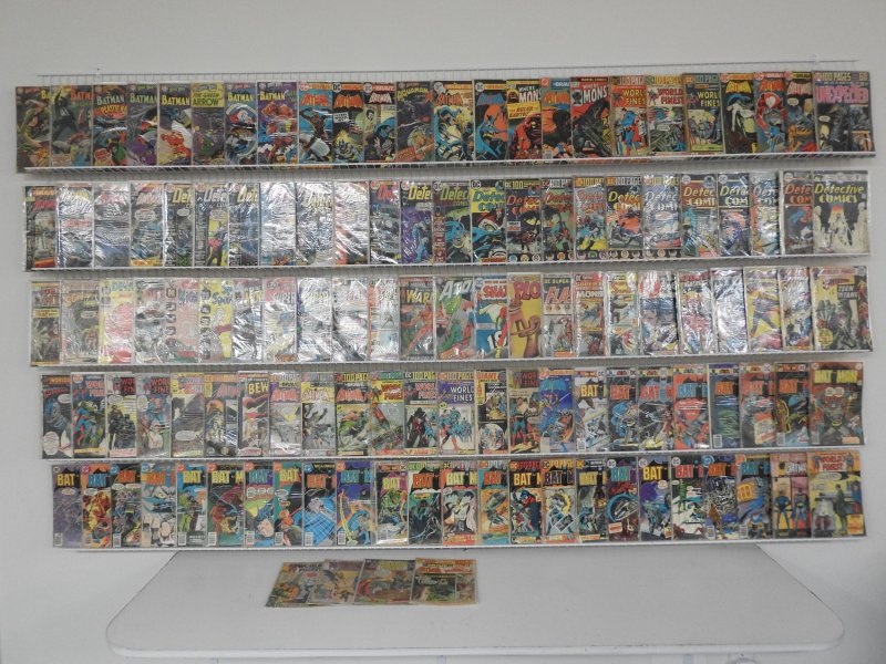 Huge Lot 120+ Silver/Bronze Comics W/ Batman, Detective Comics, +More! Avg GD+