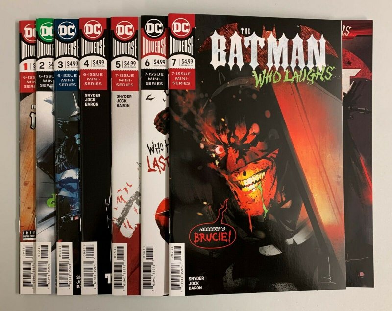 Batman Who Laughs #1-7 + The Grim Knight #1 (DC 2019) Scott Snyder (8.0+)