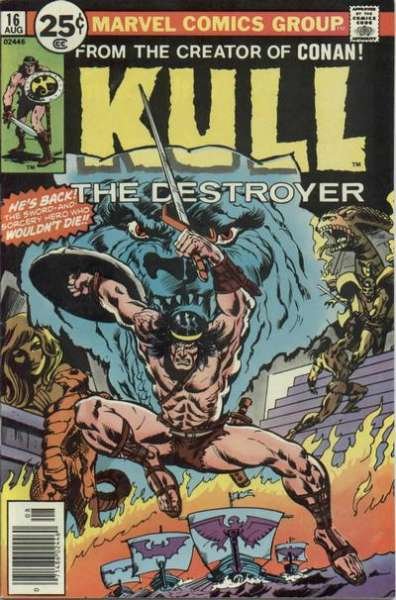 Kull the Conqueror (1971 series) #16, Fine- (Stock photo)