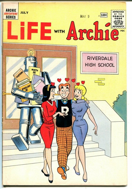 Life With Archie #9 1961-Betty-Veronica-Robby The Robot-VF-