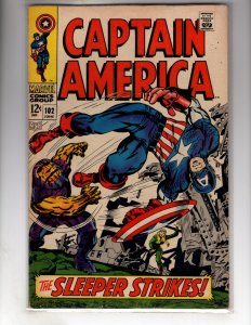 Captain America #102 (1968)    - [MC#302]