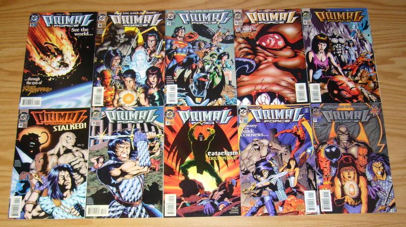 Primal Force #0 & 1-14 VF/NM complete series - steven t. seagle - dc comics set