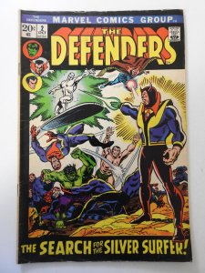 The Defenders #2 (1972) VG+ Condition