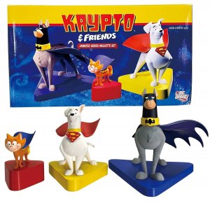 DC Direct Krypto And Friends Animated Series Maquette Set NIB