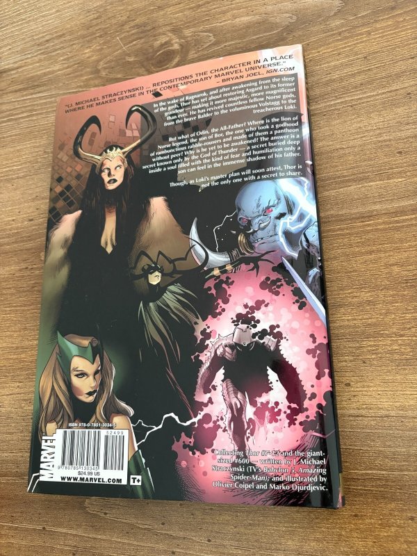 Thor Hardcover Graphic Novel Comic Book J. Michael Straczynski 9 J324