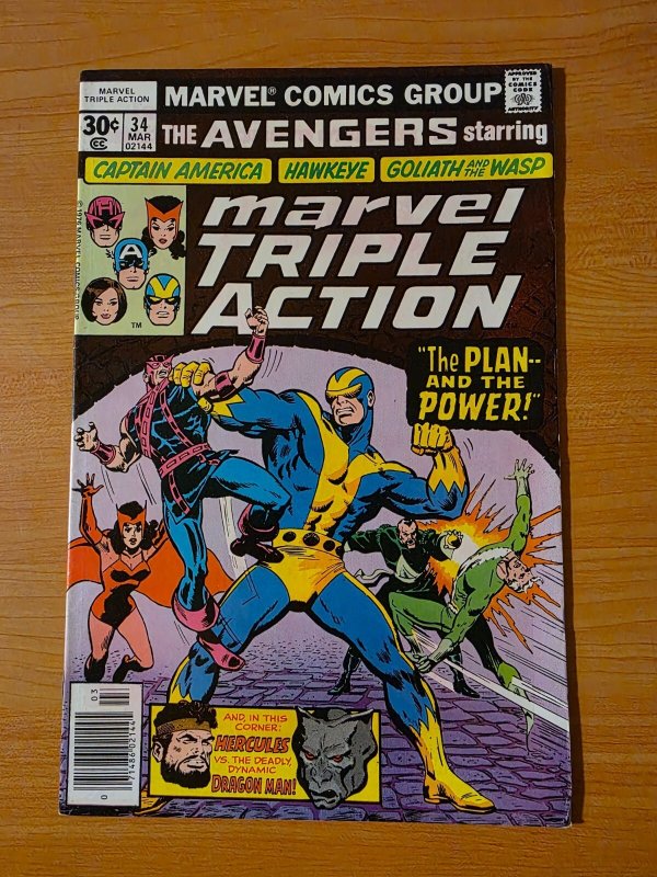 Marvel Triple Action #34 ~ NEAR MINT NM ~ 1977 Marvel Comics