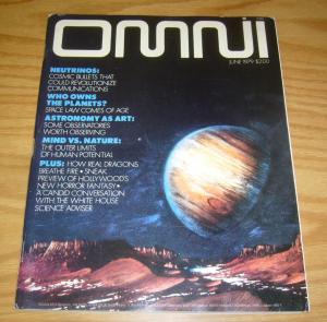 Omni Magazine vol. 1 #9 FN+ june 1979  how real dragons breathe fire - astronomy