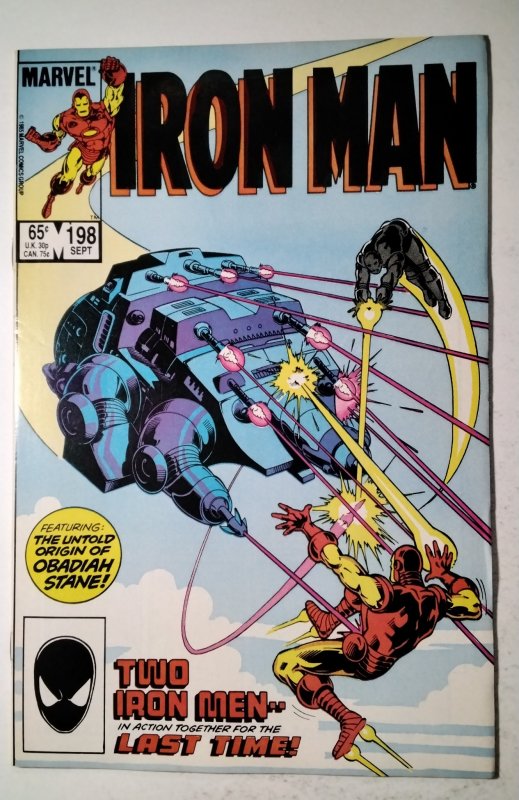 Iron Man #198 (1985) Marvel Comic Book J757