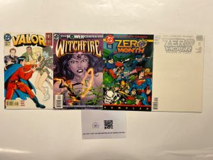 4 DC Comics Zero Hour # 0 ‘94 + Witchfire # 3 + Valor # 22 Batman Robin 59 JS45