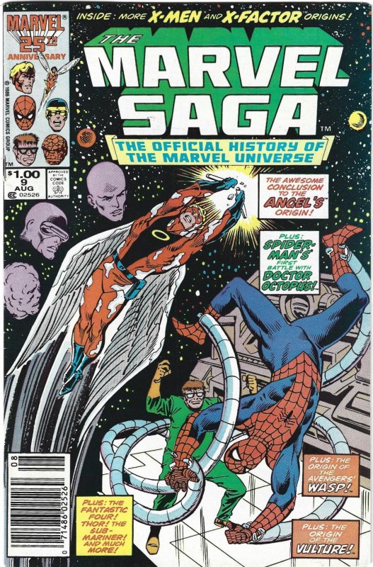 The Marvel Saga The Official History of the Marvel Universe #9 (1986)