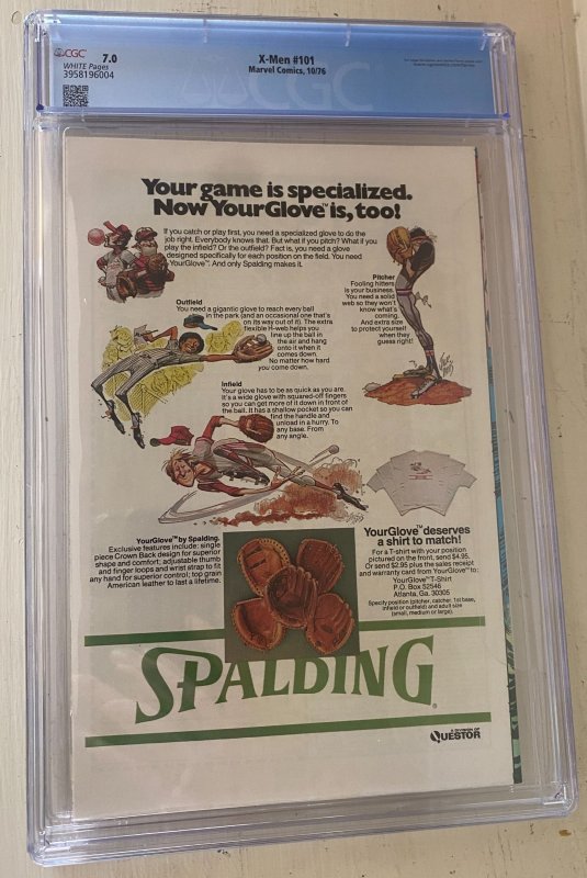 The X-Men #101 (1976) CGC 7.0
