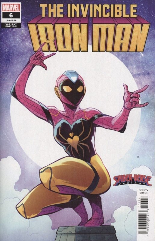 Invincible Iron Man (2023) #6 (#656) NM Spider-Verse Variant Cover