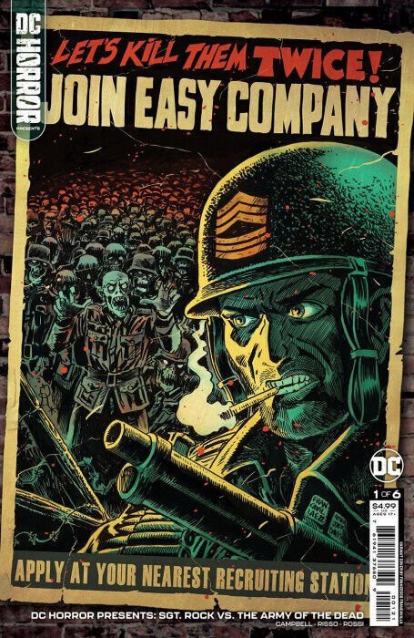 Sgt Rock Vs Army of the Dead #1 Francesco Francavilla Variant DC Comics 2022 