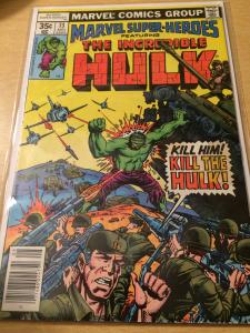 Marvel Super Heroes #73 featuring The Incredible Hulk