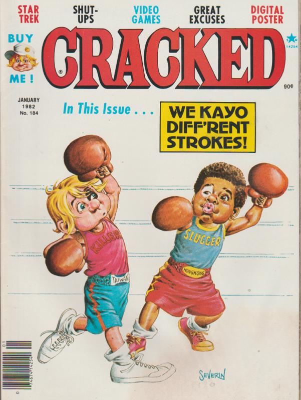 CRACKED #184 - HUMOR COMIC MAGAZINE