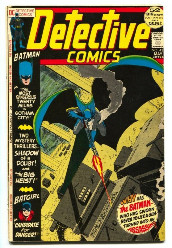 DETECTIVE COMICS #423 1972- BATMAN BATGIRL-comic book FN+