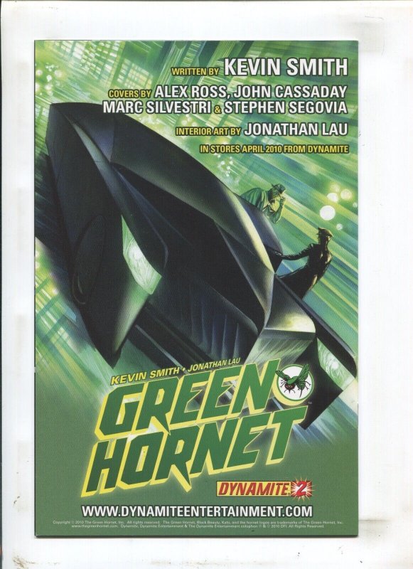 Green Hornet #1 - Signed J. Scott Campbell (9.2) 2010