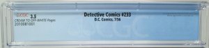 Detective Comics #233 ~ 1956 DC ~ CGC 3.5 VG-~ Origin 1st Appearance of Batwoman