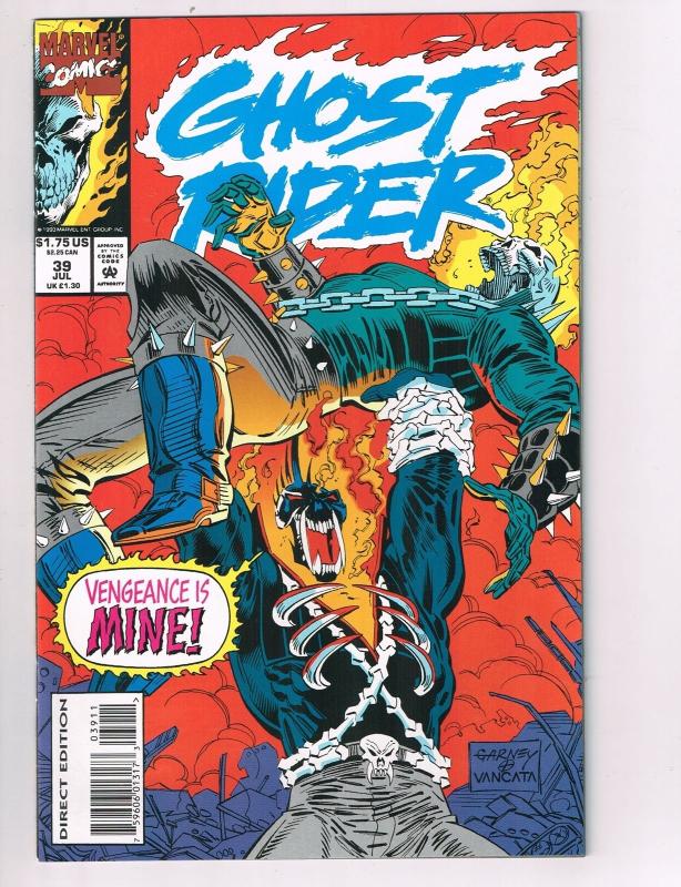 Ghost Rider #39 Marvel Comic Book Howard Mackie Vengeance Caretaker HH2