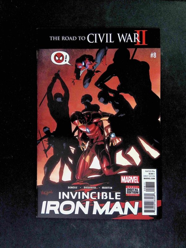 Invencible Iron Man #8 (2ND SERIES) MARVEL Comics 2016 NM