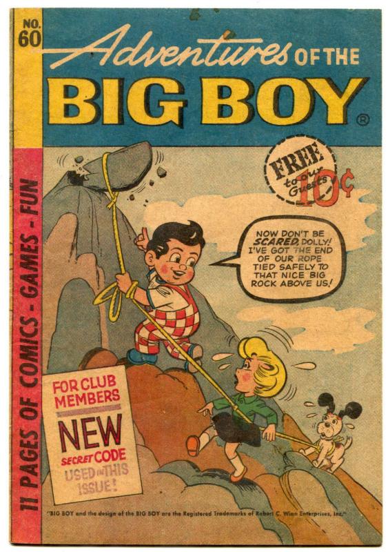 Adventures Of The Big Boy #60 1961- Michigan edition FN