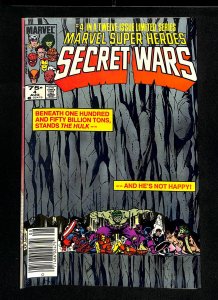 Marvel Super-Heroes Secret Wars #4 Newsstand Variant