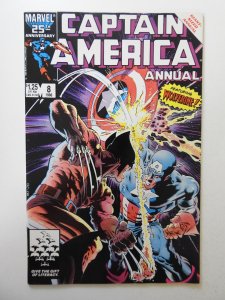 Captain America Annual #8 VF+ Condition!