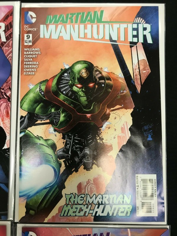MARTIAN MANHUNTER #4, 8-12 6PC LOT (VF) DEATH ON MARS!! 2007-16