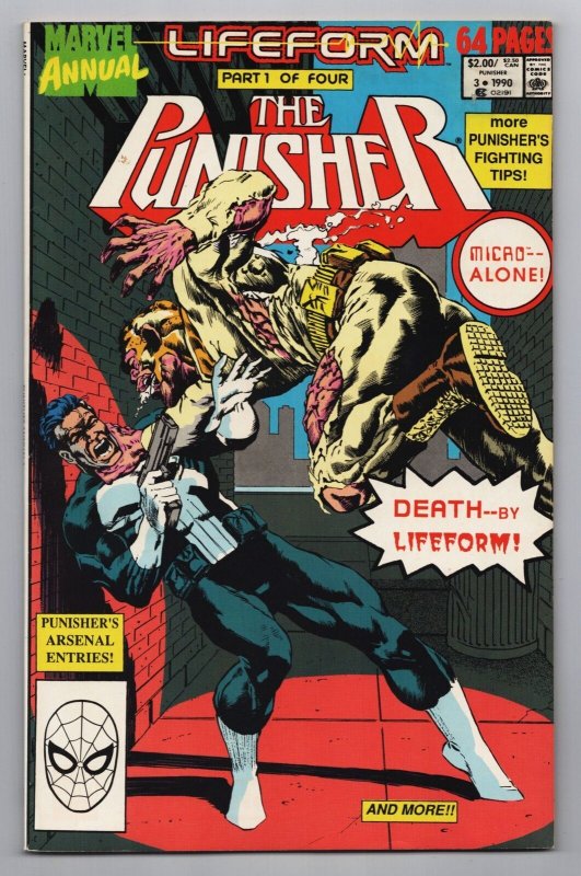 Punisher Annual #3 | Lifeform (Marvel, 1990) VF 