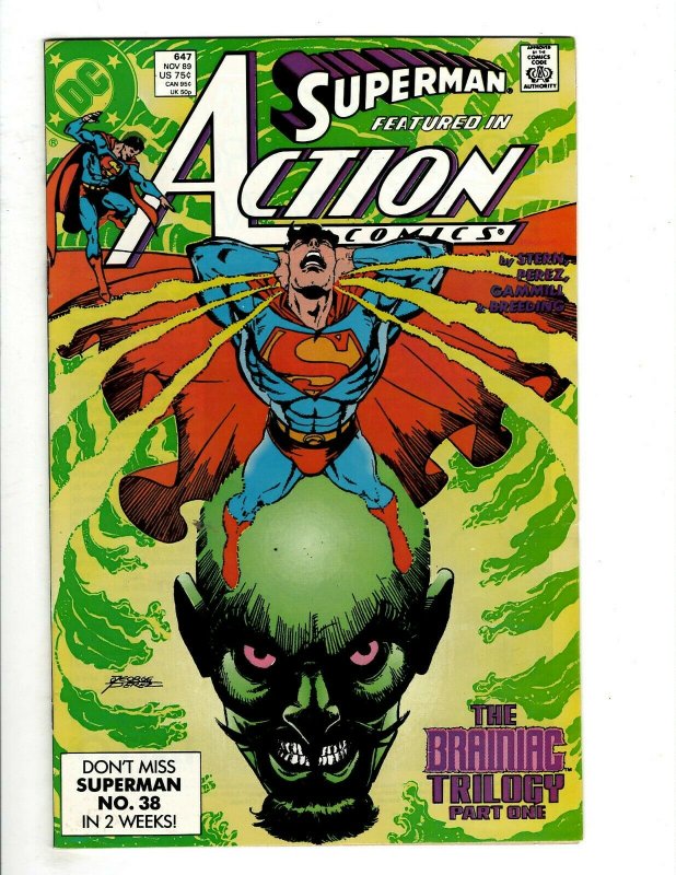 12 Superman in Action Comics DC Comics 642 643 644 645 646 647 648 649 650 + HG1